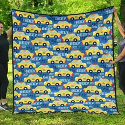 Taxi Car Hur Quilt kc and Home Decor