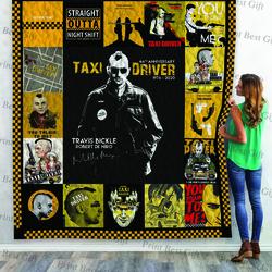 Taxi Driver Poster Quilt Blanket Ver 2      and Home Decor