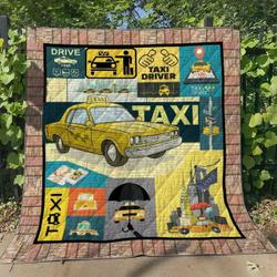 Taxi Ht140628 Quilt Blanket and Home Decor