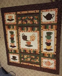 Tea Cupclp250663 Quilt Blanket and Home Decor