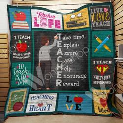 Teacher Quilt Blanket Dhc1102526Td and Home Decor