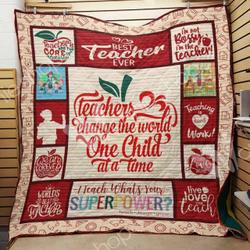 Teacher Quilt Blanket Dhc1102562Td and Home Decor
