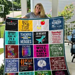 Teacher Quilt Blanket Dhc1501418Vt and Home Decor