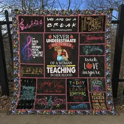 Teacher Quilt Blanket  Quilt and Home Decor