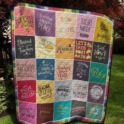 Teacher Vm170512 Quilt Blanket and Home Decor