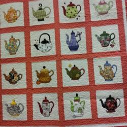 Teapot Clm170681 Quilt Blanket and Home Decor