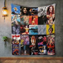 Ted Nugent Syle 3 Quilt Blanket and Home Decor