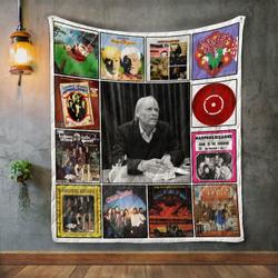 Ted Templeman Album Covers Quilt Blanket and Home Decor