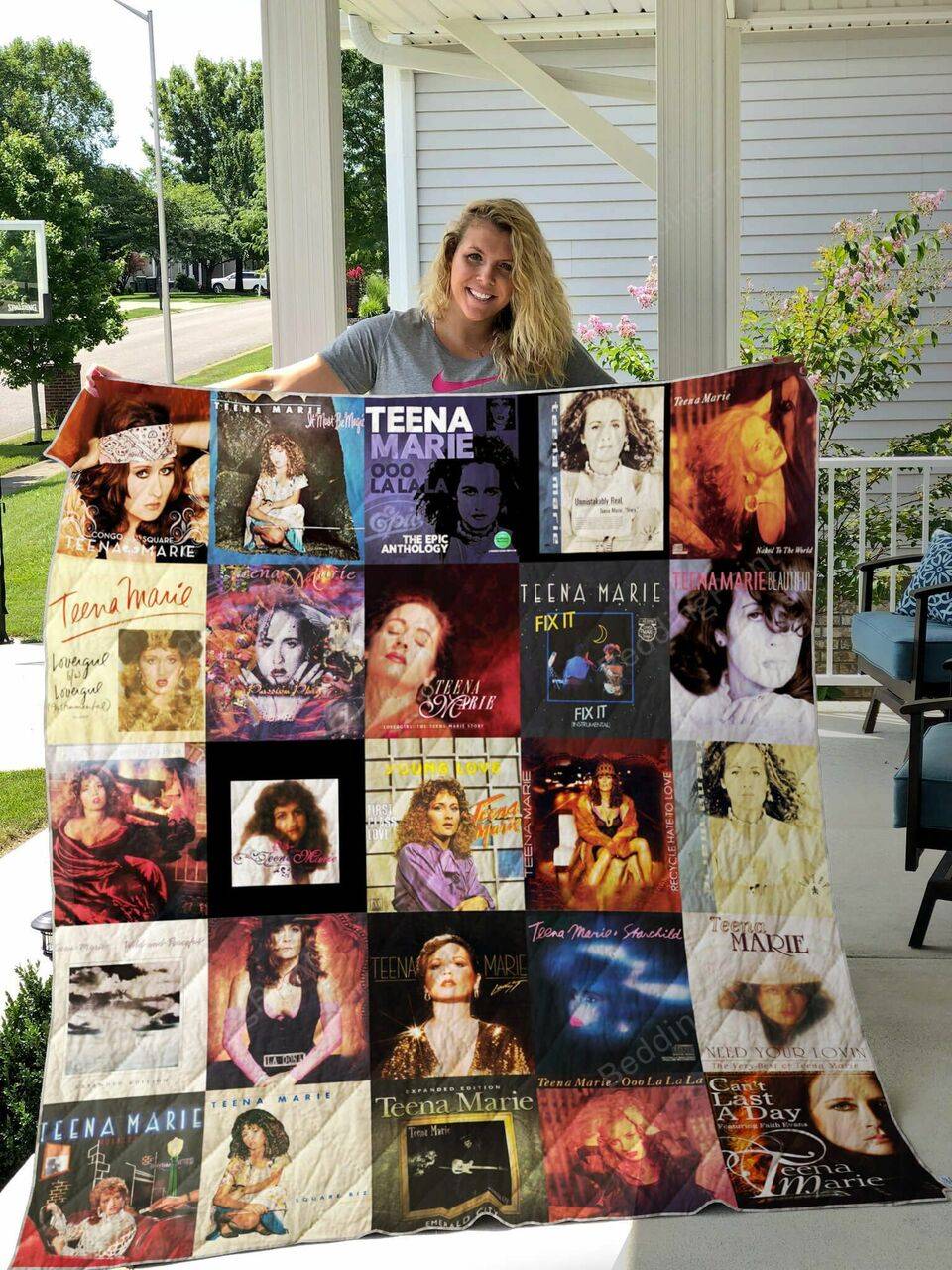 Teena Marie Quilt Blanket For Fans Ver 25 and Home Decor