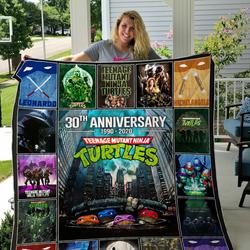 Teenage Mutant Ninja Turtles 30Th Anniversary All Seasons Quilt Blanket and Home Decor