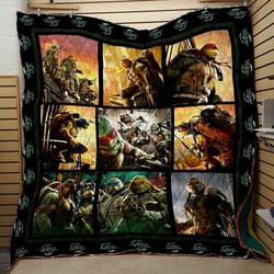 Teenage Mutant Ninja Turtles Fight Quilt V1  Quilt and Home Decor