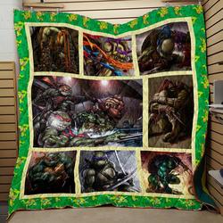 Teenage Mutant Ninja Turtles Fight Quilt V3  Quilt and Home Decor