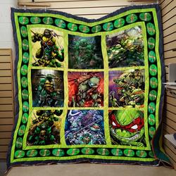 Teenage Mutant Ninja Turtles Fight Quilt V4  Quilt and Home Decor