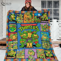 Teenage Mutant Ninja Turtles Quilt Blanket Tn071208 and Home Decor