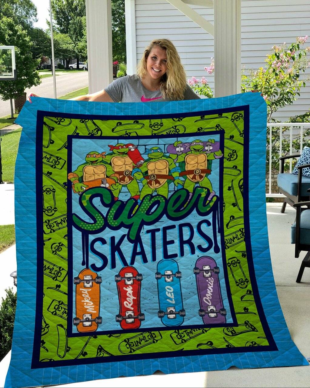 Teenage Mutant Ninja Turtles Quilt Quilt and Home Decor