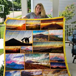 Teide Mountain At Sunset Quilt Blanket      and Home Decor
