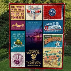 Tennessee Cl14100471Mdq Quilt Blanket and Home Decor
