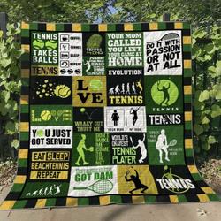 Tennis Girl Hur Quilt Cysihx and Home Decor