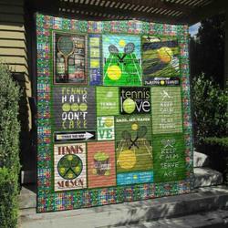 Tennis Hair Don T Care Quilt Blanket Ht10  Quilt and Home Decor