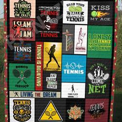 Tennis I Only Love Tennis Quilt Blanket Dhc0201201003Td and Home Decor