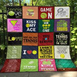 Tennis Love TH2509486CL Quilt Blanket and Home Decor