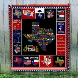 Texas Art Quilt Blanket Dhc1402803Td and Home Decor