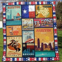 Texas Bi010703B Quilt Blanket and Home Decor