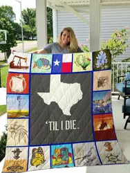Texas Cl14100476Mdq Quilt Blanket and Home Decor