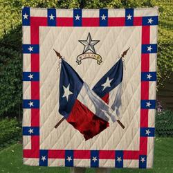 Texas Flag Cl14100483Mdq Quilt Blanket and Home Decor