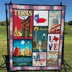 Texas Ng030716B Tbg Quilt Blanket and Home Decor