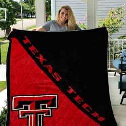 Texas Tech Red Raiders Quilt Blanket and Home Decor