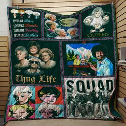 Thank You For Being A Friend Quilt Blanket and Home Decor