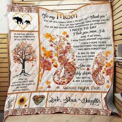 Thank You Mom Quilt Blanket  Quilt and Home Decor