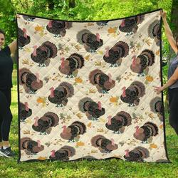 Thankgiving Turkey Hur Quilt ct and Home Decor