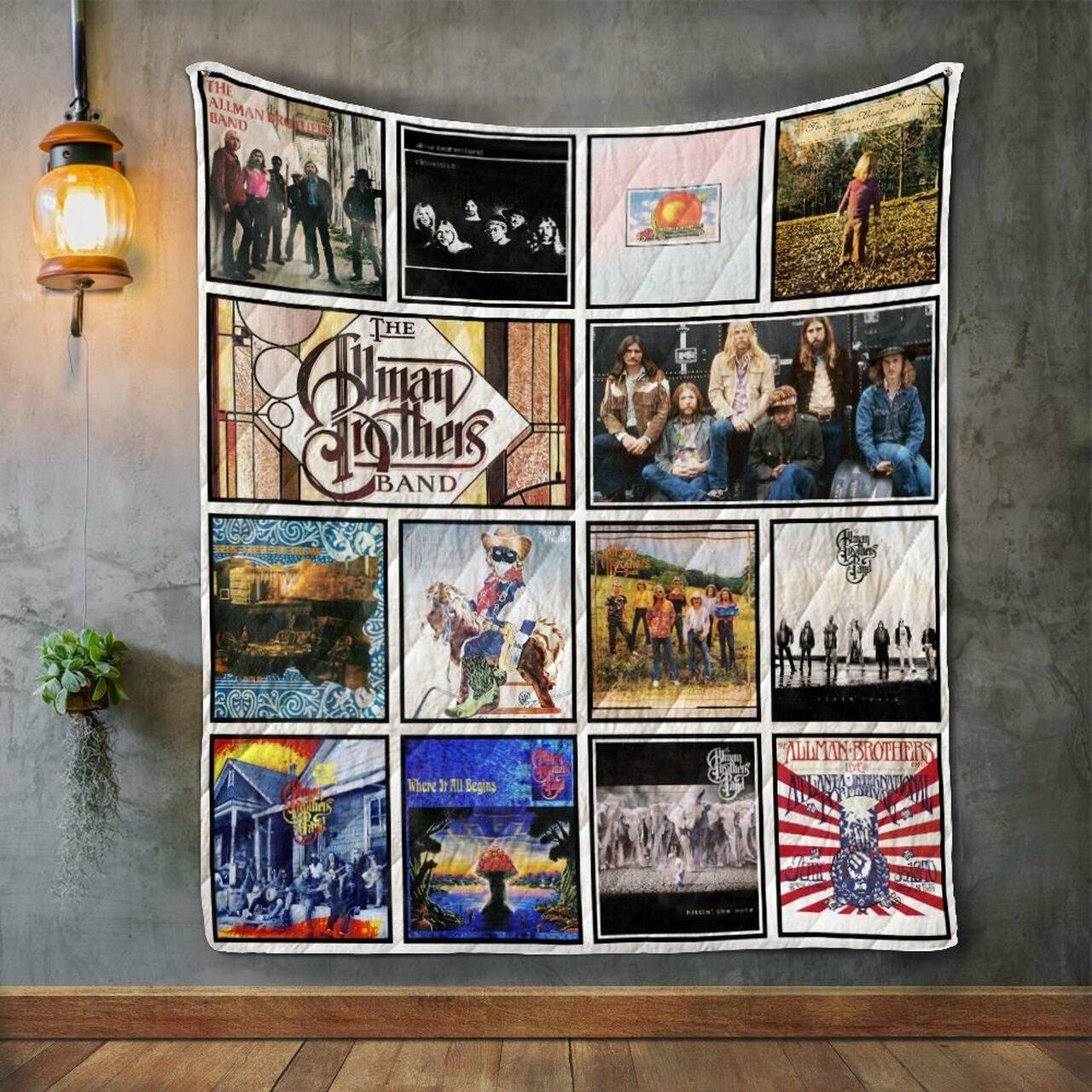 The Allman Brothers Band Style 2 Quilt Blanket and Home Decor