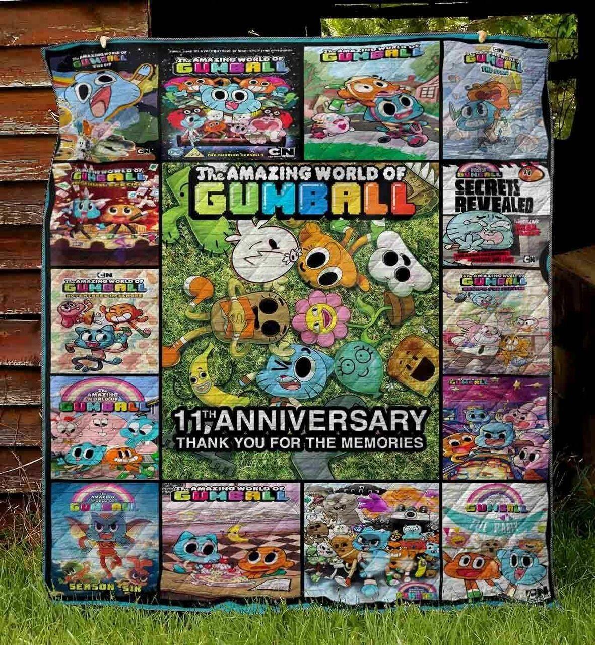 The Amazing World Of Gumball Blanket Th1607 Quilt and Home Decor