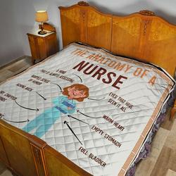 The Anatomy Of A Nurse Quilt Taaa Bubl and Home Decor