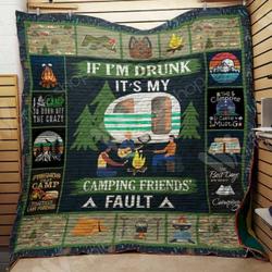The Best Days Are Spent Camping Hur Quilt Bevruo and Home Decor