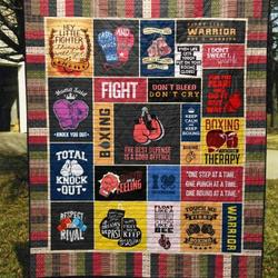 The Best Defense Is A Good Offence Quilt Blanket Th19  Quilt and Home Decor