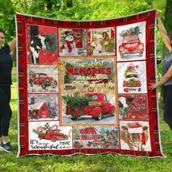 The Best Memories Are Made On Farm Quilt  Maria and Home Decor