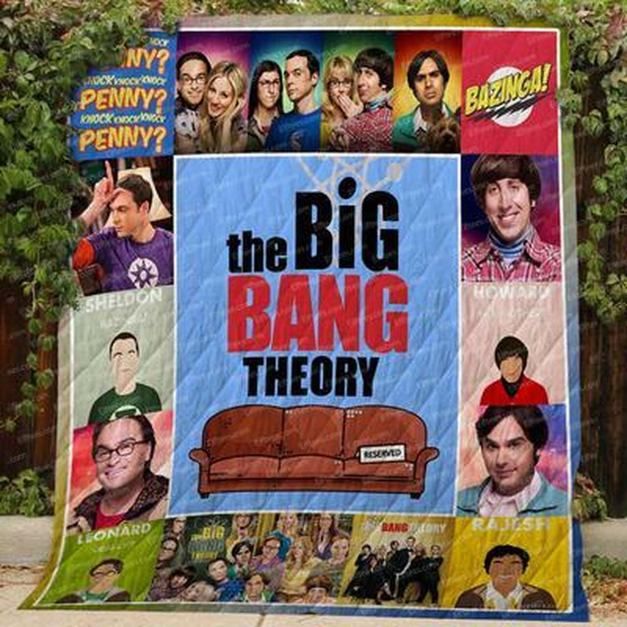 The Big Bang Theory Quilt Blanket Bbt028 Quilt and Home Decor