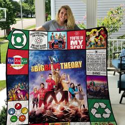 The Big Bang Theory Quilt Blanket      and Home Decor