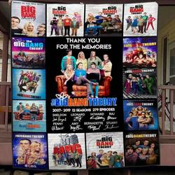 The Big Bang Theory Quilt Blanket Hvt310540  Quilt and Home Decor