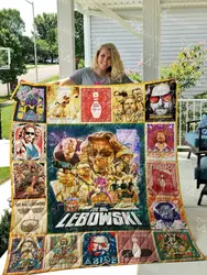 The Big Lebowski Quilt Blanket 01862 and Home Decor