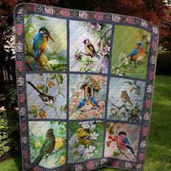 The Bird Trees Quilt Blanket  Quilt and Home Decor