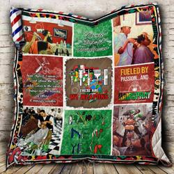 The Black Barbershop Cl2100498Mdq Quilt Blanket and Home Decor