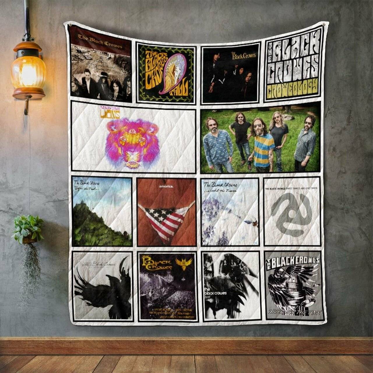 The Black Crowes Album Covers Quilt Blanket and Home Decor