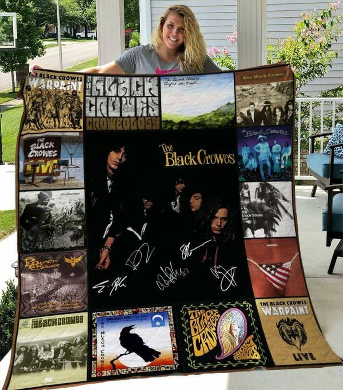 The Black Crowes Quilt Blanket M200502 Quilt and Home Decor