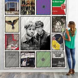 The Black Keys Quilt Blanket 01 and Home Decor