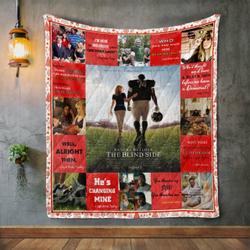 The Blind Side Quilt Blanket and Home Decor